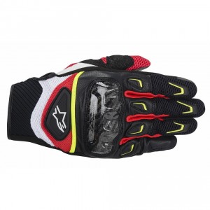 Motorradhandschuhe Alpinestars / https://www.motointegrator.at/artikel/1115064-motorradhandschuhe-smx-2-ac-alpinestars-schwarz-weiss-gelb-rot-s