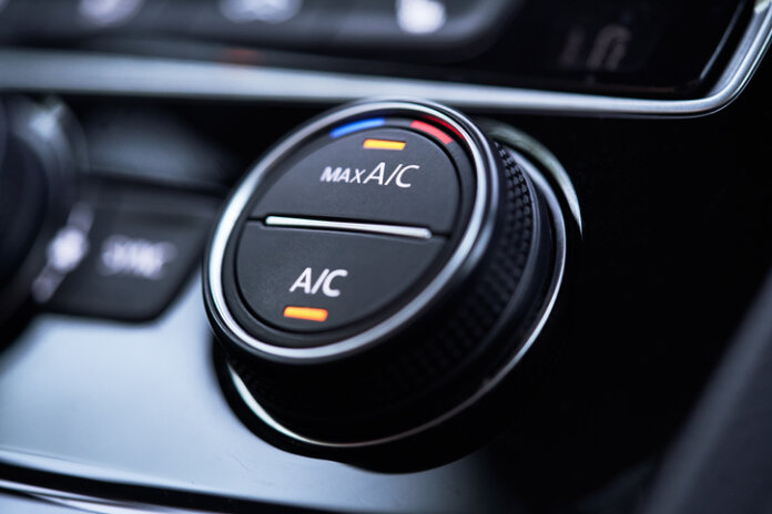 Schalter für die Klimaanlage im Auto